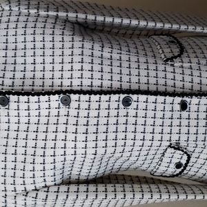 TWEED Jacket Blk/Whte - look  Bergamo, Italy  SZ6